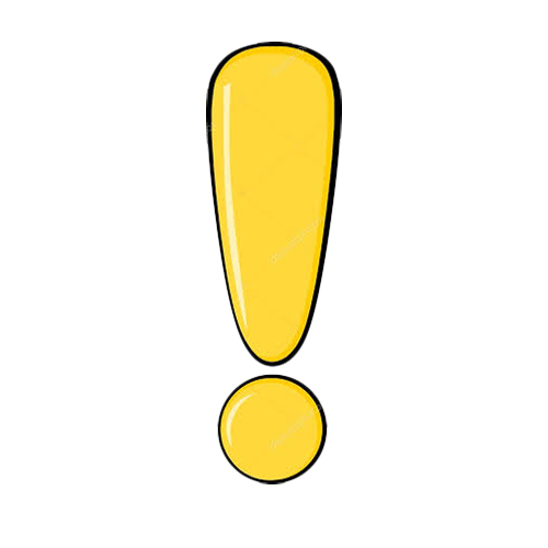 Exclamation Line Cartoon Yellow Mark Free Transparent Image HD PNG Image