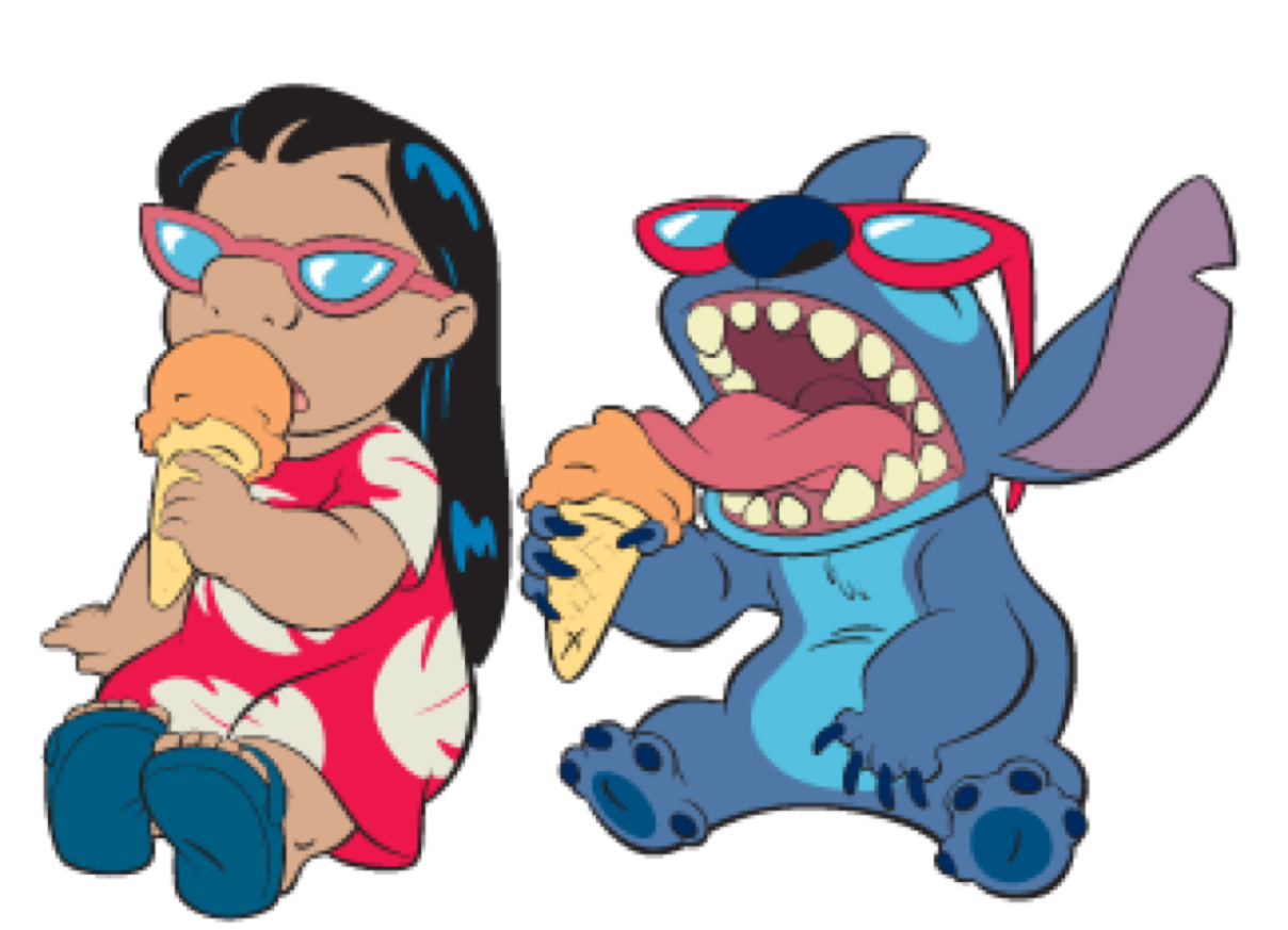 Human Stitch Lilo Tshirt Behavior Art Pelekai PNG Image