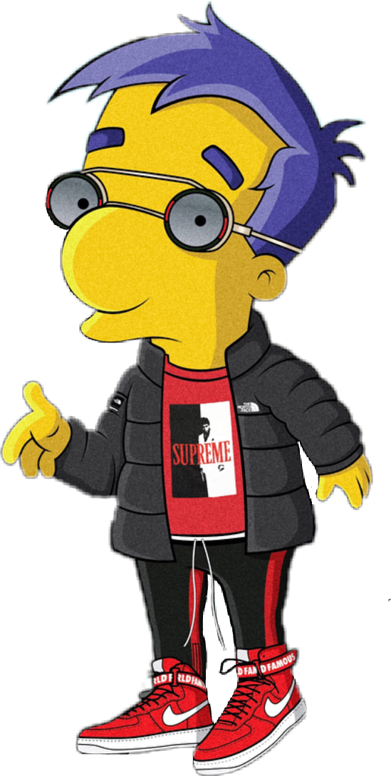 Van Bart Yellow Houten Simpson Lisa Cartoon PNG Image