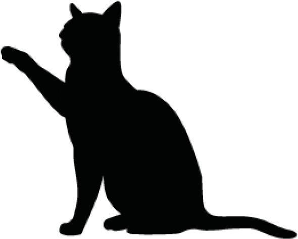 Vector Black Cat Free Transparent Image HD PNG Image