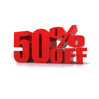 50 Percent Off Image