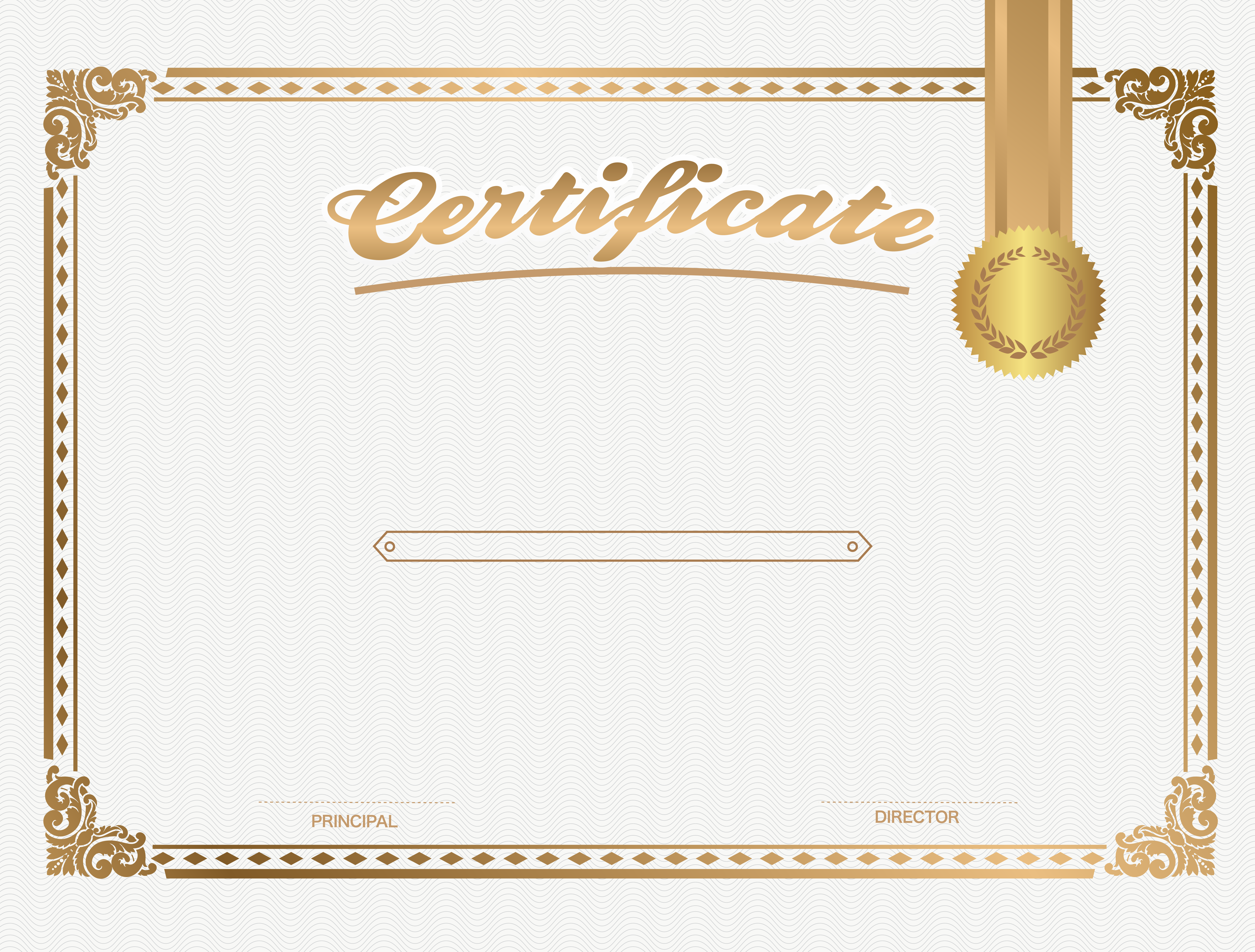 Picture Product Certificate Frame Academic Royalty Template PNG Image