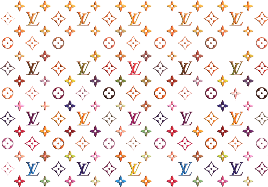 Louis Vuitton Pattern SVG - Colorful Louis Vuitton Pattern Vector- LV  Pattern PNG