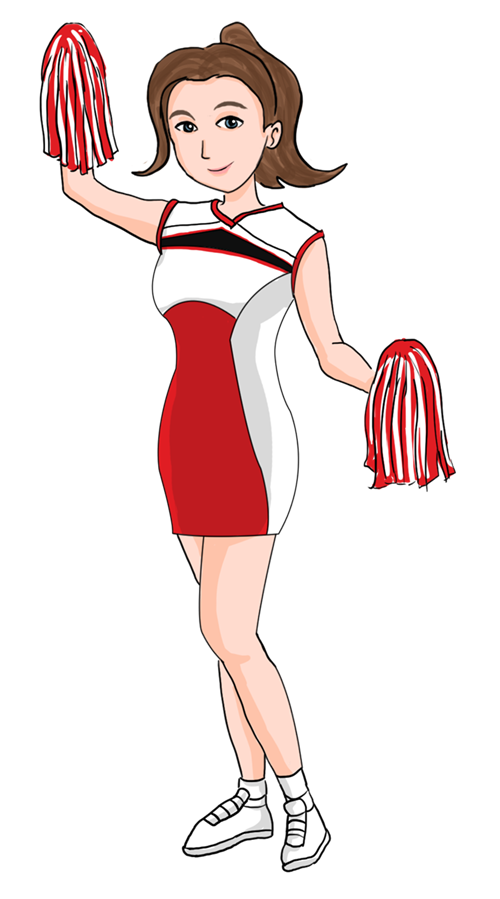 Cheerleader Transparent Image PNG Image