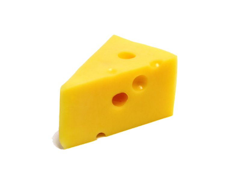 Cheese Piece Free Clipart HD PNG Image