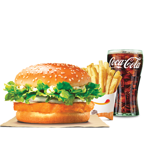 King Whopper Sandwich Hamburger Cheeseburger Fries French PNG Image