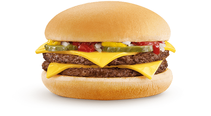 King Hamburger Double Mcdonald'S Cheeseburger Pounder Burger PNG Image