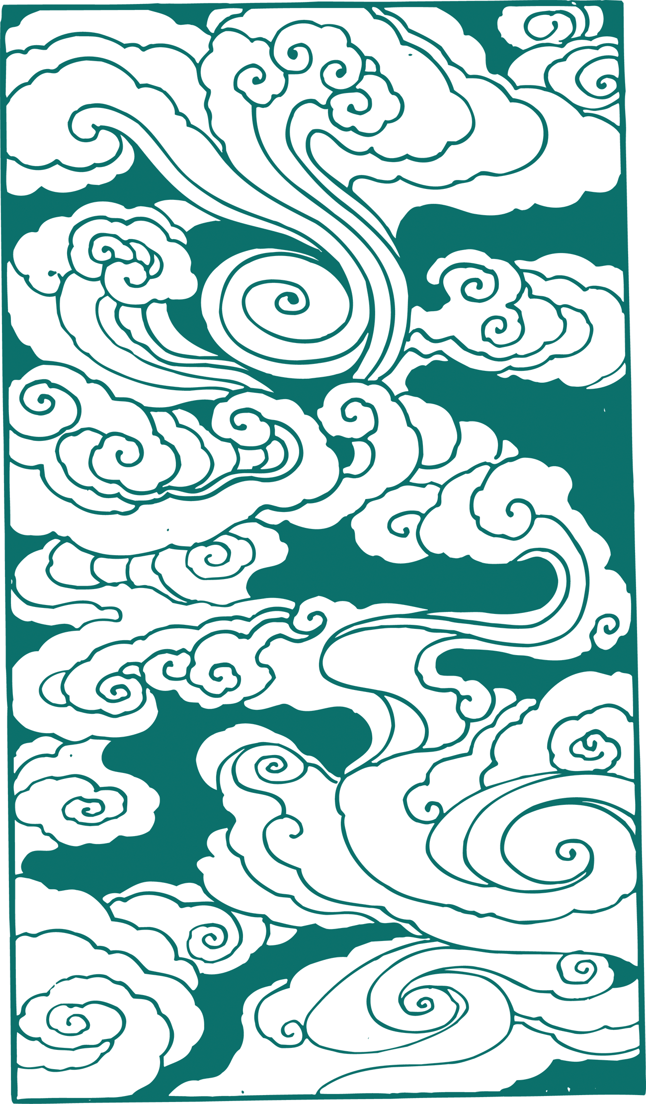 Pattern China Chinese Cloud Shading Free Clipart HD PNG Image