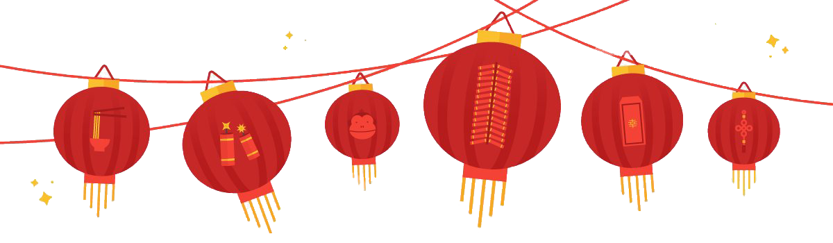 Lantern Chinese Year Free Transparent Image HD PNG Image