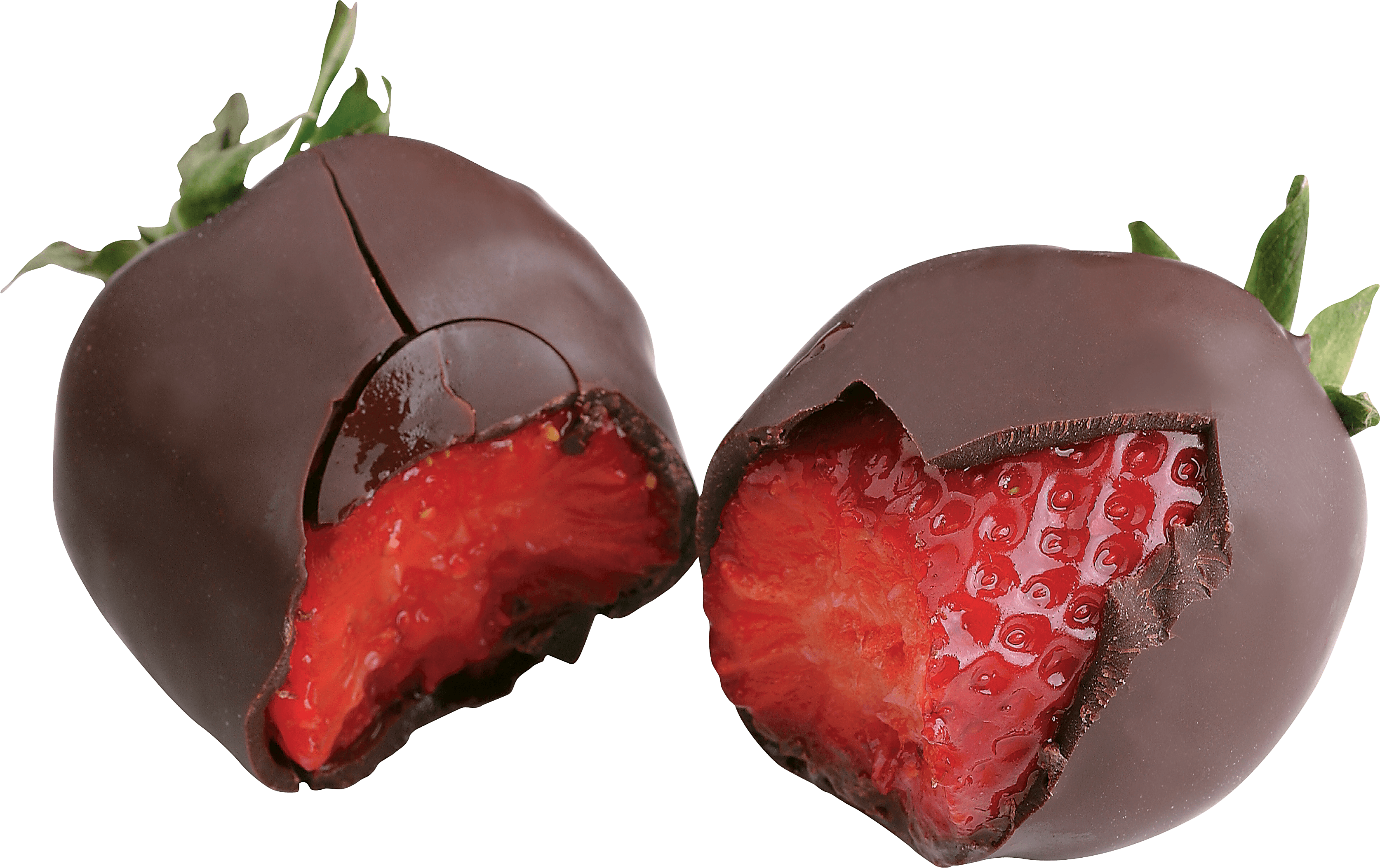 Strawberry In Chocolate Png Image PNG Image