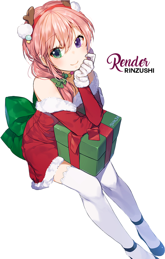 Christmas Anime Free Clipart HD PNG Image