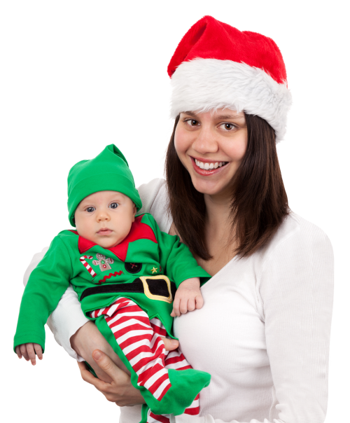 Baby Pic Christmas Free Clipart HQ PNG Image