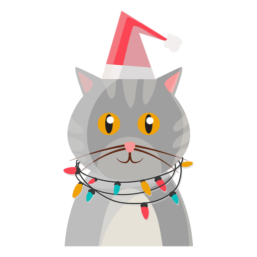 Vector Christmas Kitten Free Transparent Image HQ PNG Image