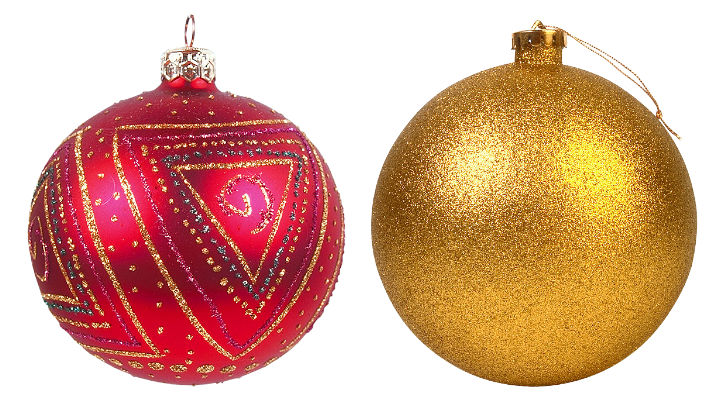 Glitter Christmas Bauble Free Download PNG HQ PNG Image