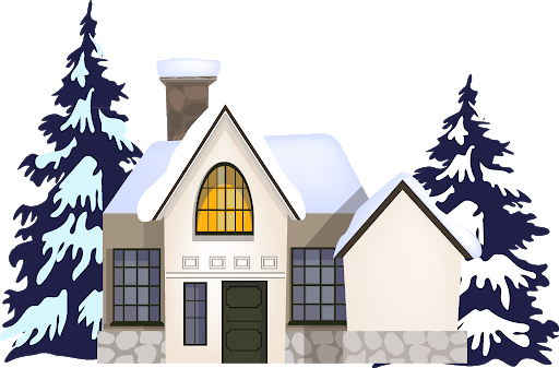 House Christmas Free Transparent Image HD PNG Image