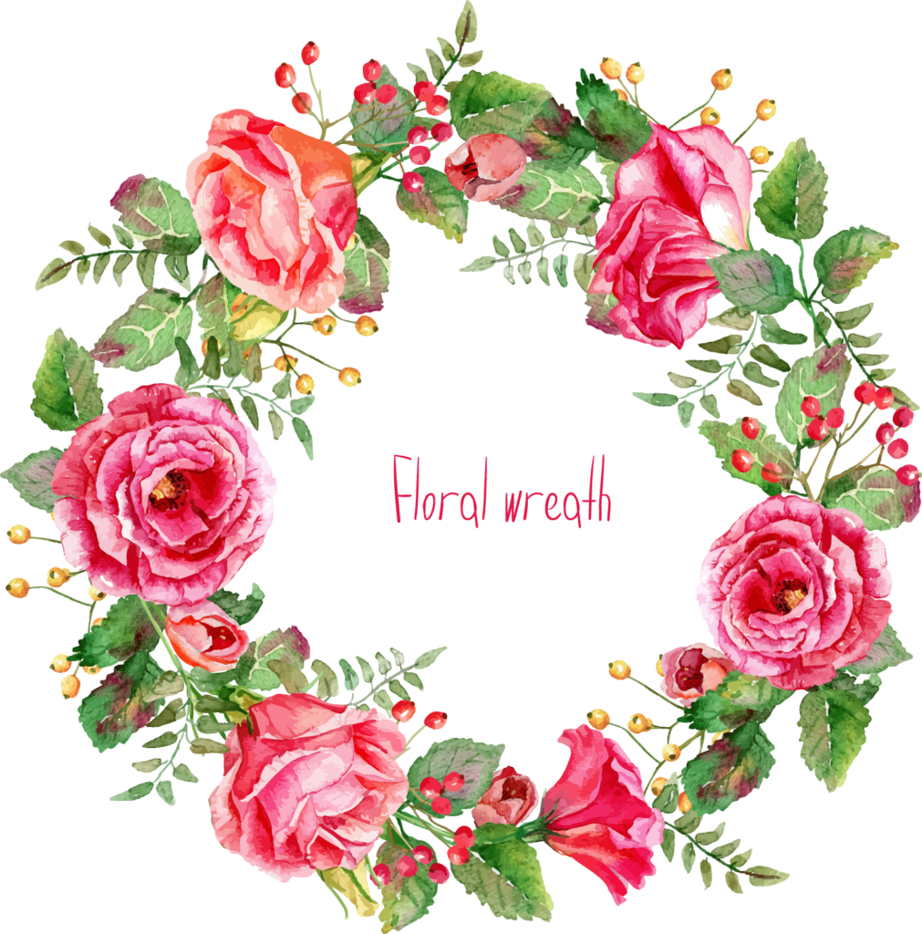 Watercolor Wreath Christmas HD Image Free PNG Image
