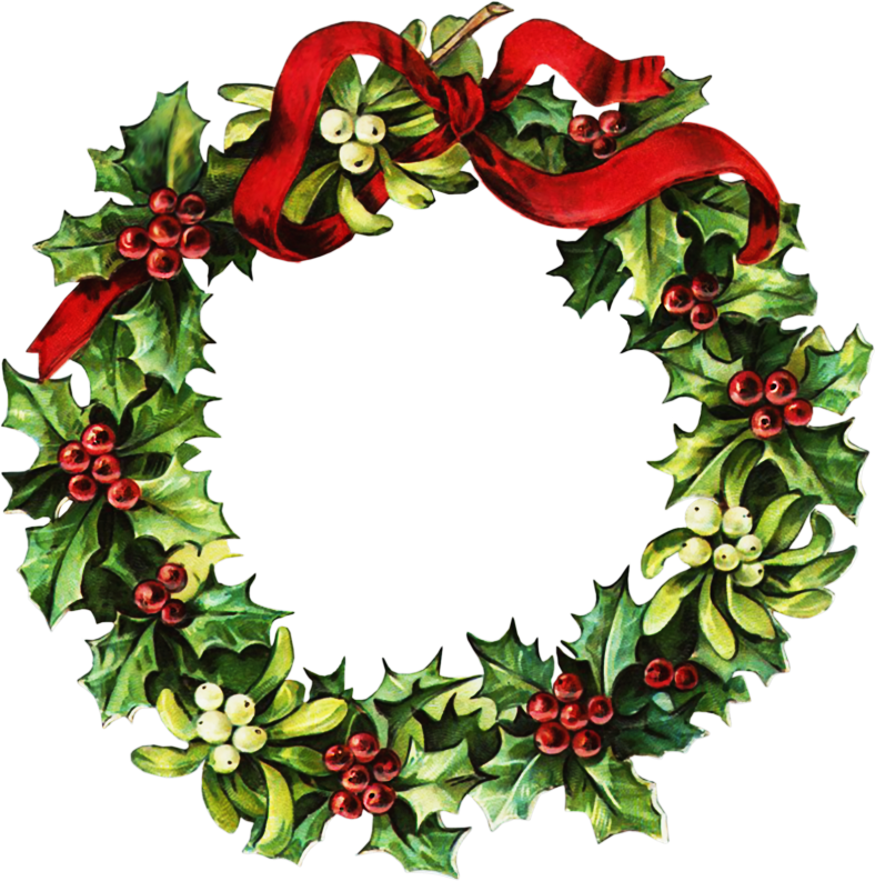 Watercolor Images Wreath Christmas Download HQ PNG Image