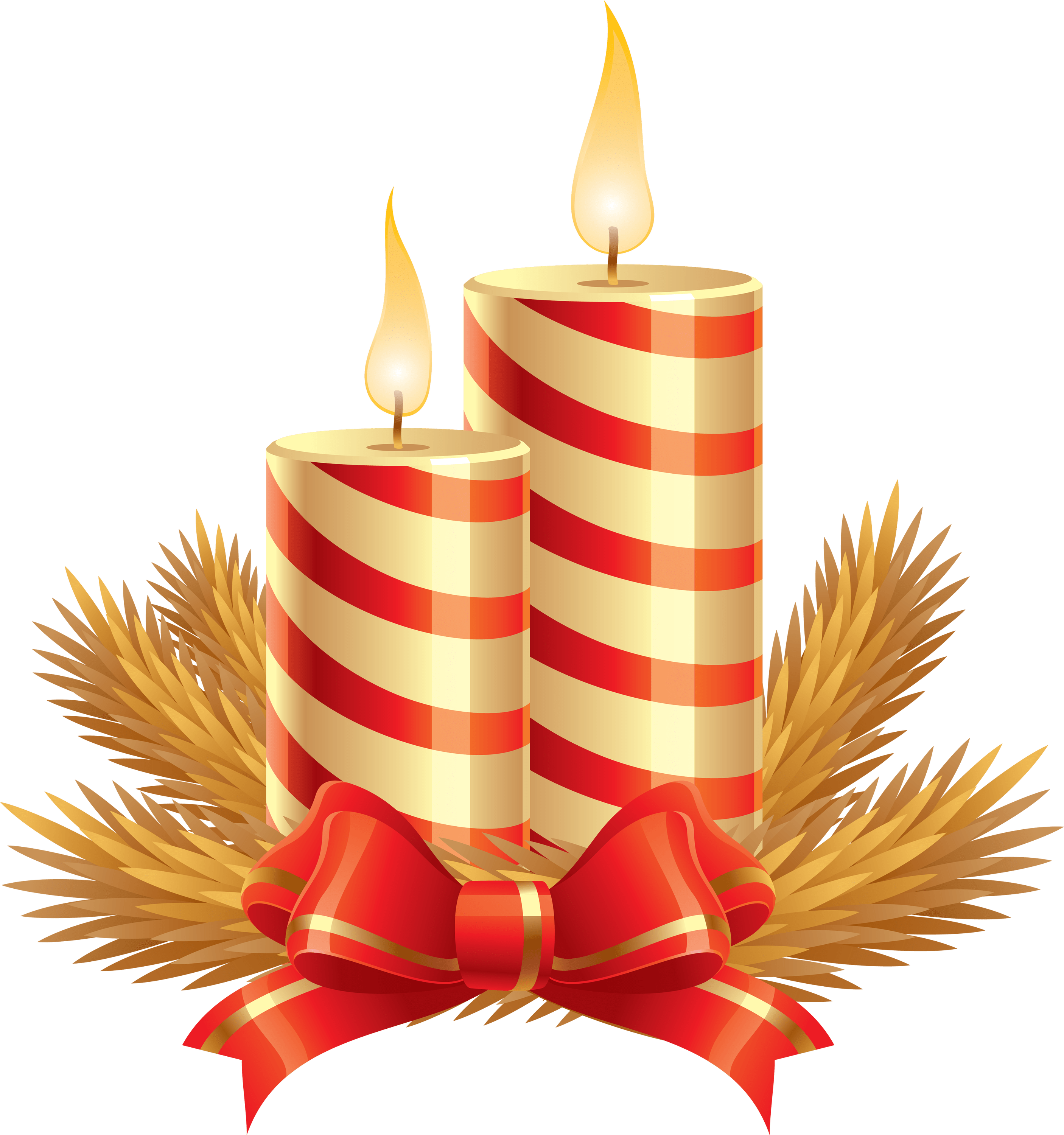 Candle Christmas Gold Download Free Image PNG Image