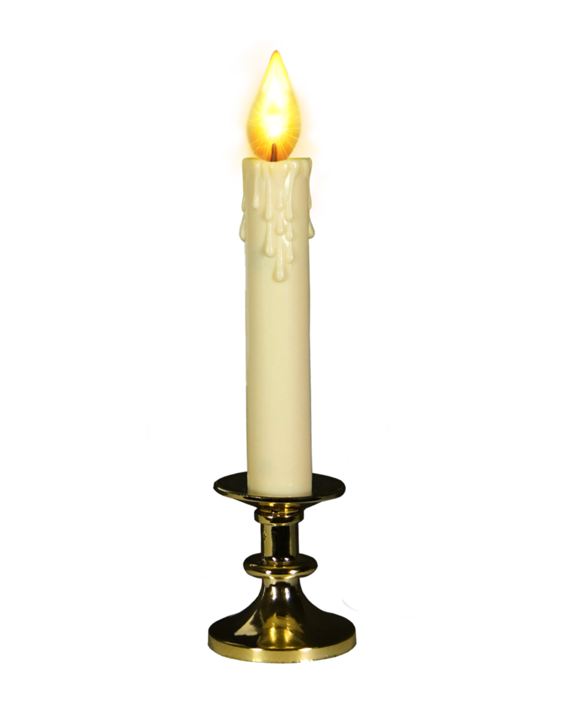 Candle Christmas Gold Free Clipart HD PNG Image