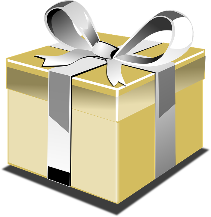 Gift Christmas Gold HD Image Free PNG Image