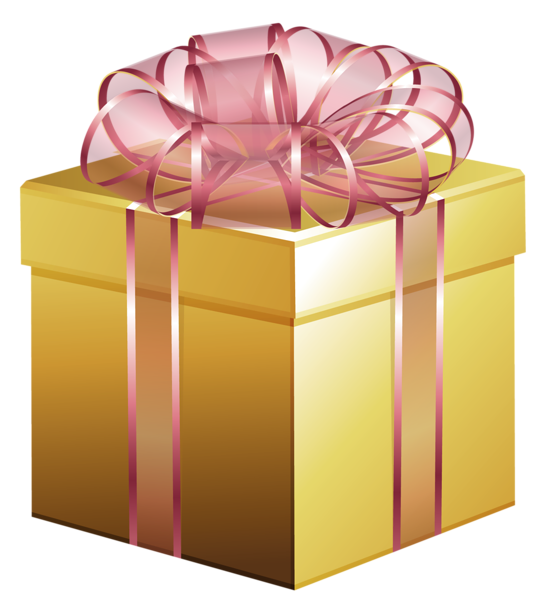 Gift Christmas Gold Free Transparent Image HD PNG Image