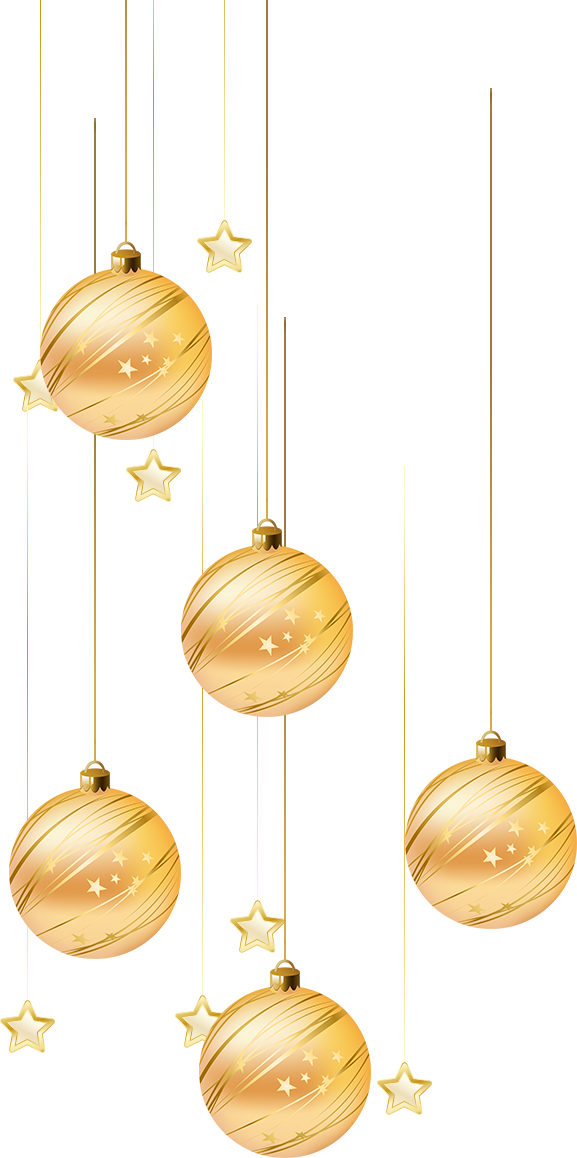 Ornaments Christmas Gold Free PNG HQ PNG Image