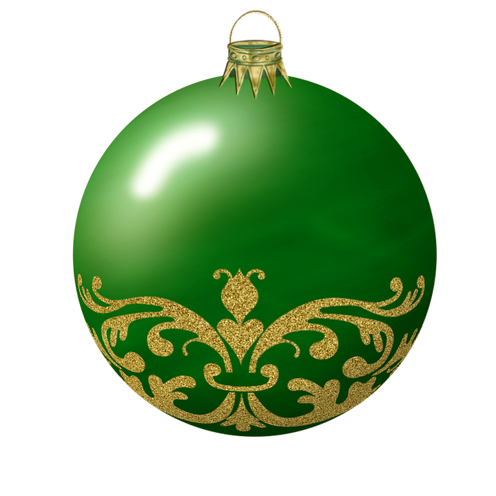 Green Christmas Bauble PNG Free Photo PNG Image