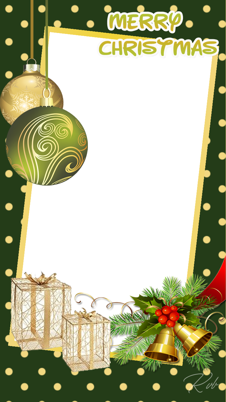 Frame Green Christmas Free Transparent Image HD PNG Image