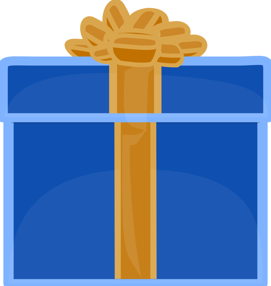 Blue Christmas Gift Free Download Image PNG Image