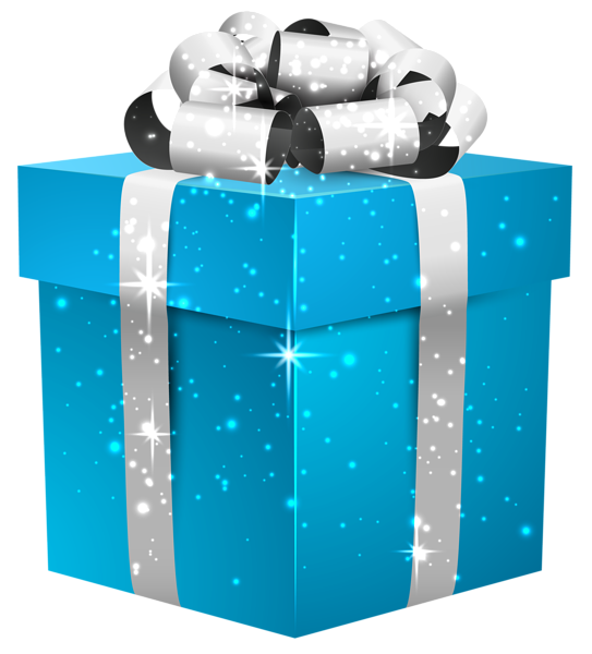 Blue Picture Christmas Gift Free Download PNG HD PNG Image
