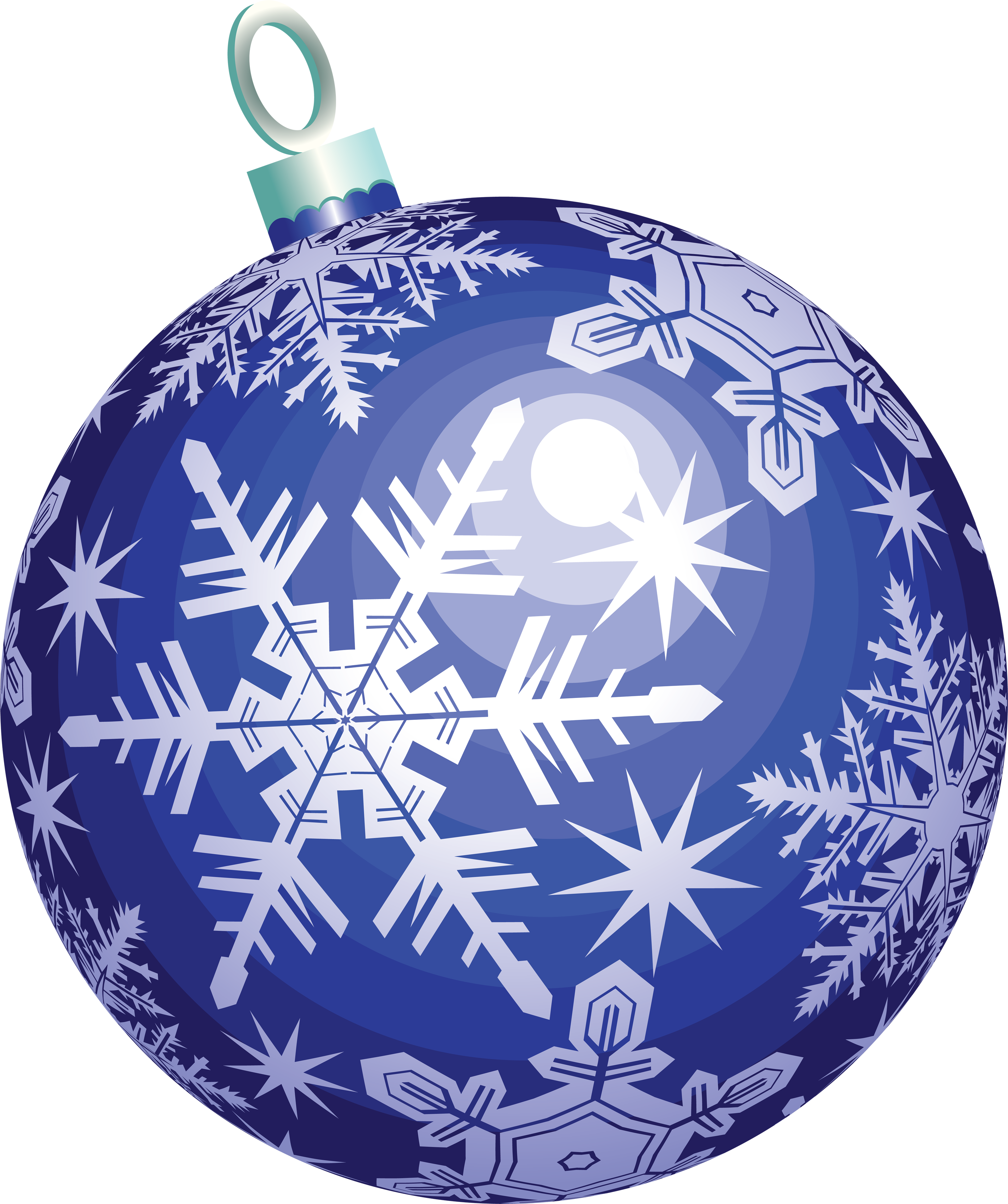 Blue Christmas Ornaments PNG File HD PNG Image
