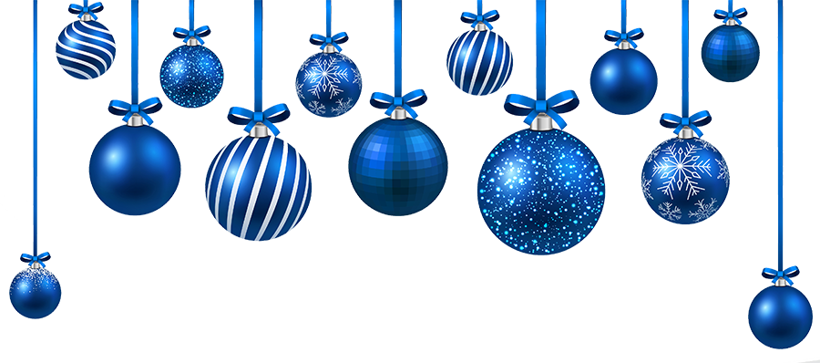 Blue Christmas Free Clipart HQ PNG Image