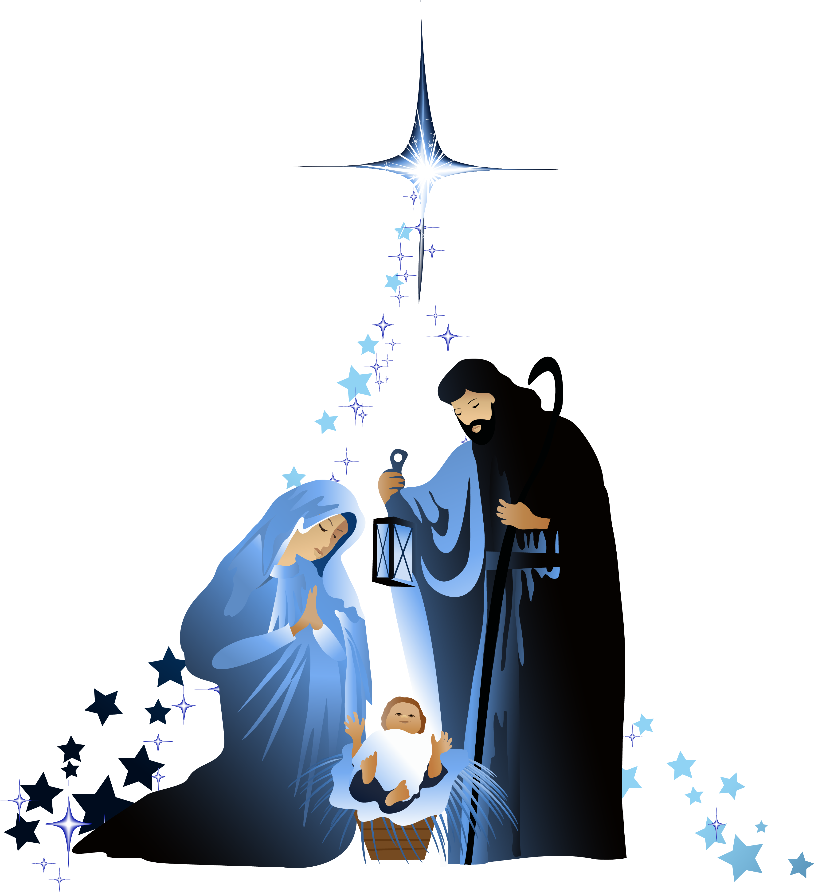 Nativity Christmas Free Clipart HD PNG Image