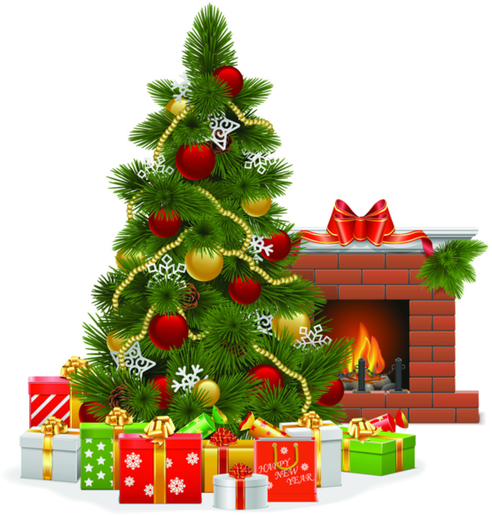 Fireplace Christmas PNG File HD PNG Image
