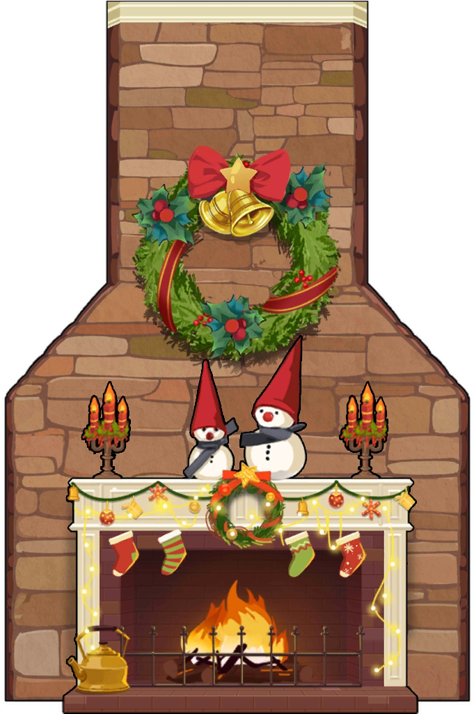 Fireplace Christmas Free HQ Image PNG Image