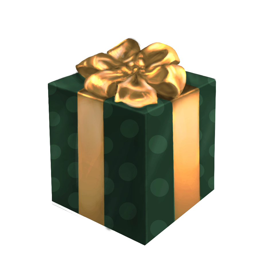 Green Christmas Gift Free Download PNG HD PNG Image