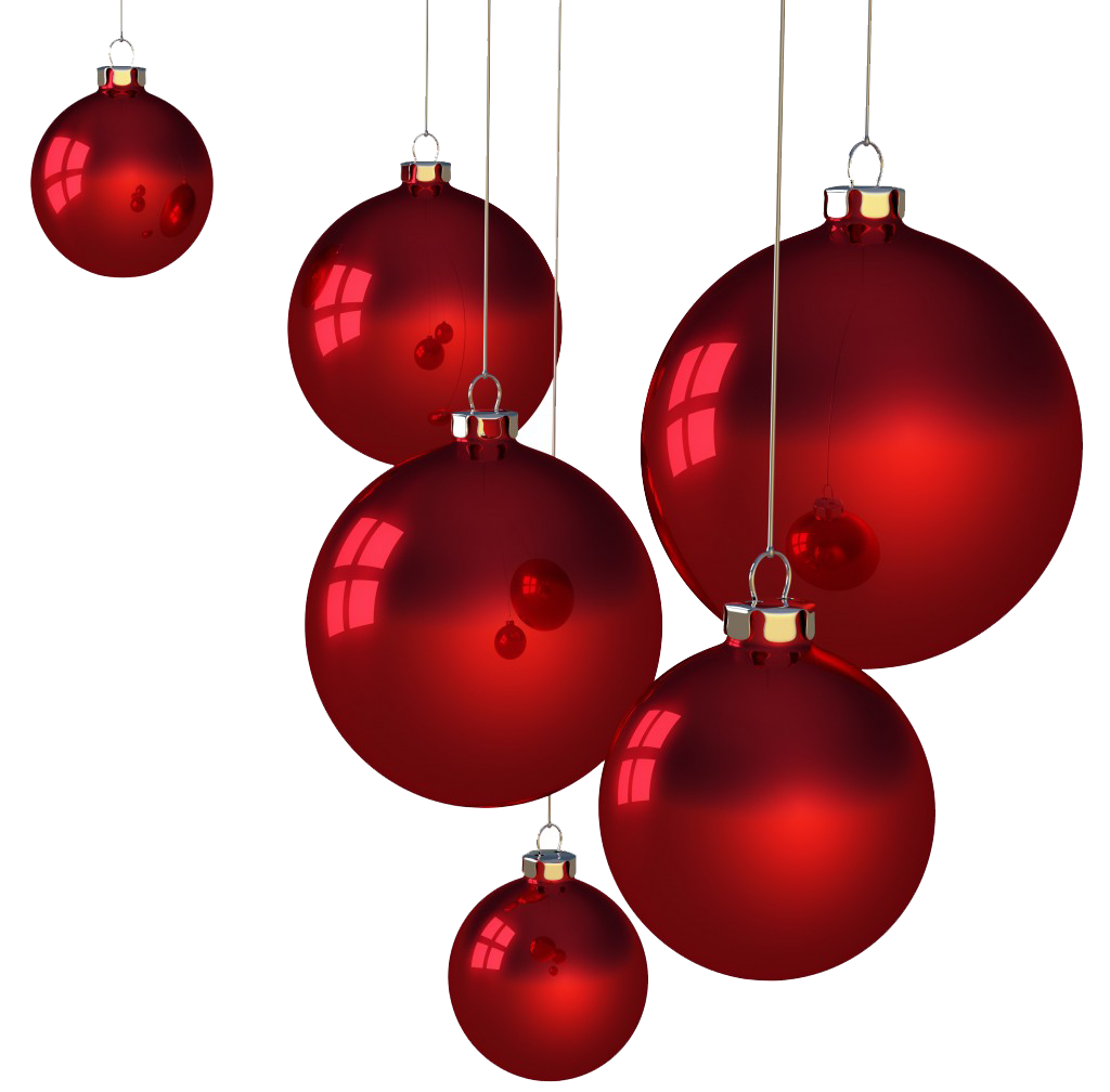 Christmas Red Bauble Free Photo PNG Image