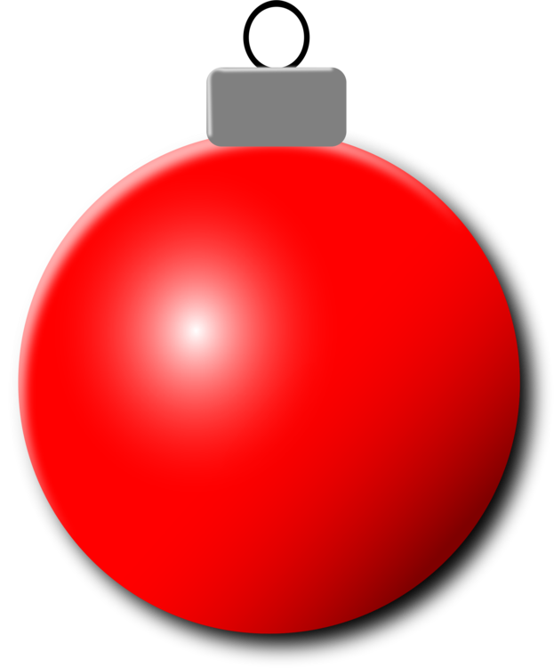 Christmas Red Bauble HQ Image Free PNG Image