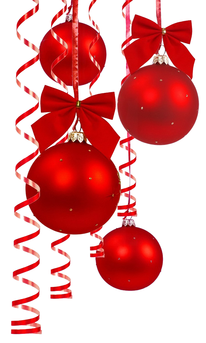 Hanging Christmas Red Bauble Free Download Image PNG Image