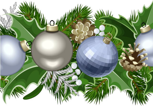 Green Christmas Ornaments Free Photo PNG Image
