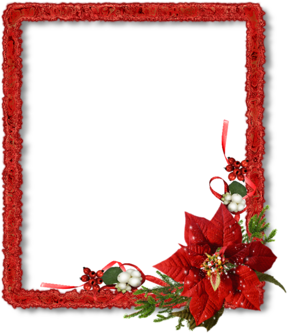 Frame Christmas Red PNG Download Free PNG Image