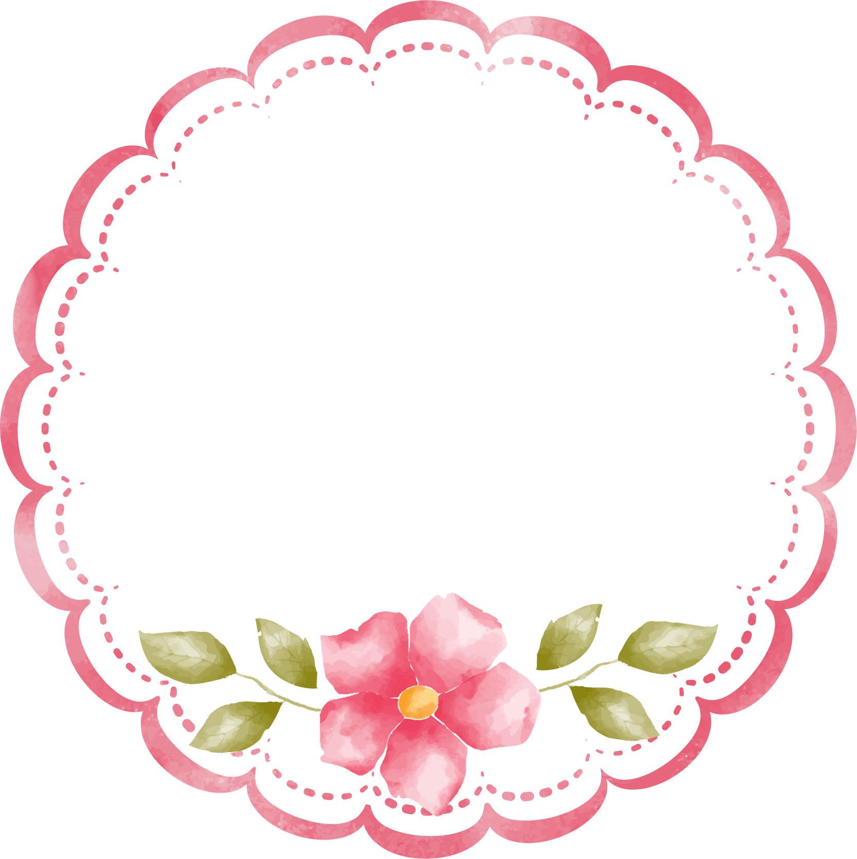 Frame Round Christmas Free Transparent Image HQ PNG Image