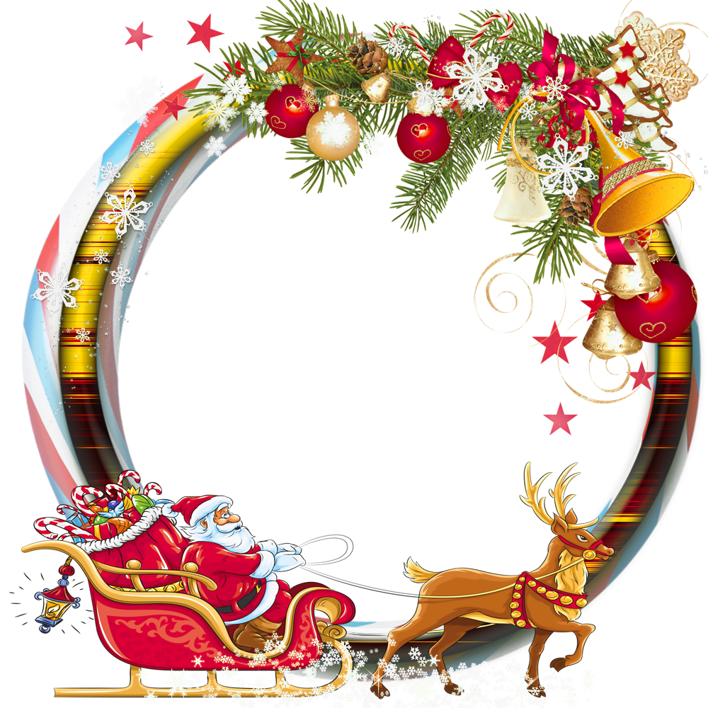 Frame Christmas Santa Download Free Image PNG Image
