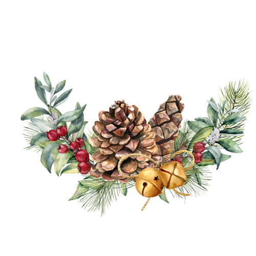 Christmas Pine Cone PNG Free Photo PNG Image