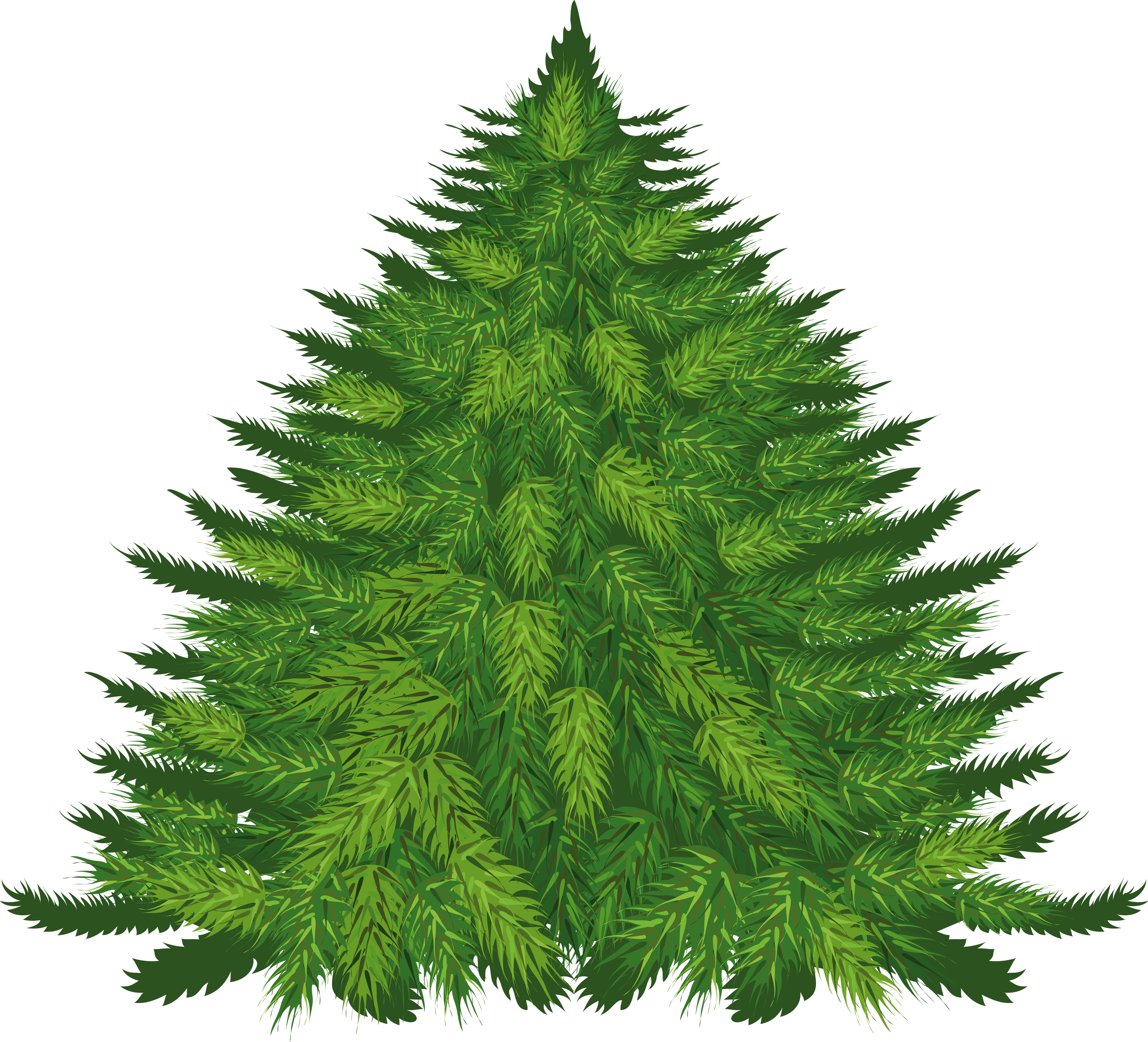 Vector Fir-Tree Christmas Download HQ PNG Image