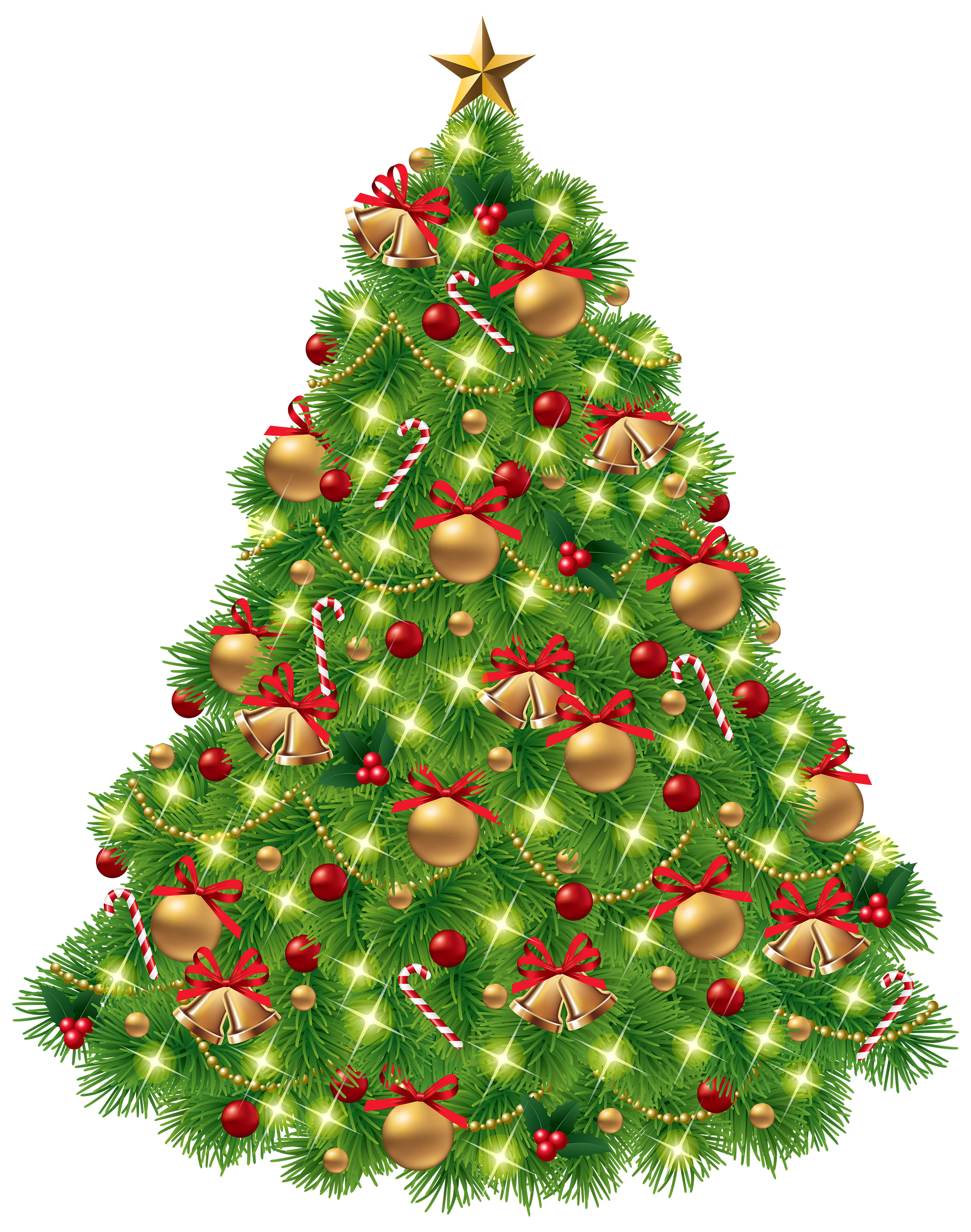 Fir-Tree Christmas Ornaments PNG Image High Quality PNG Image