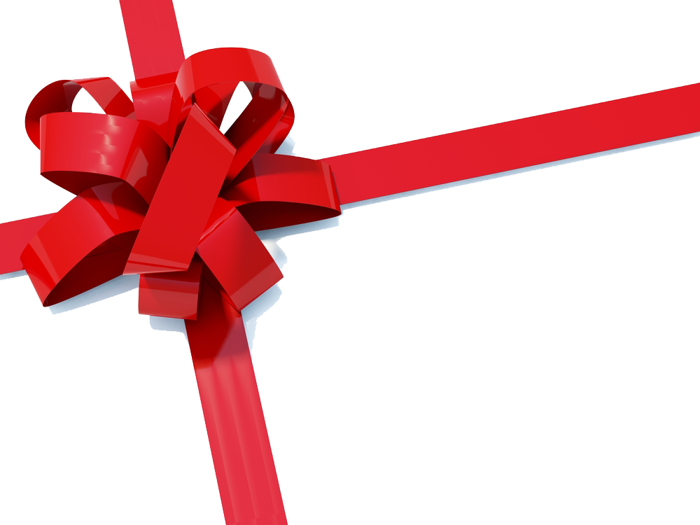 Christmas Bow Transparent PNG Image