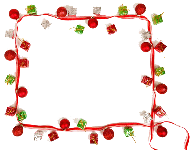 Christmas Border Picture PNG Image