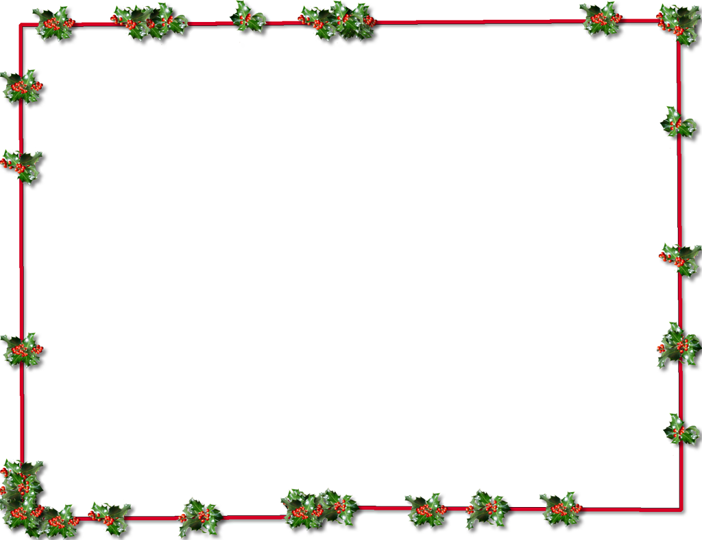 Christmas Border Transparent Picture PNG Image