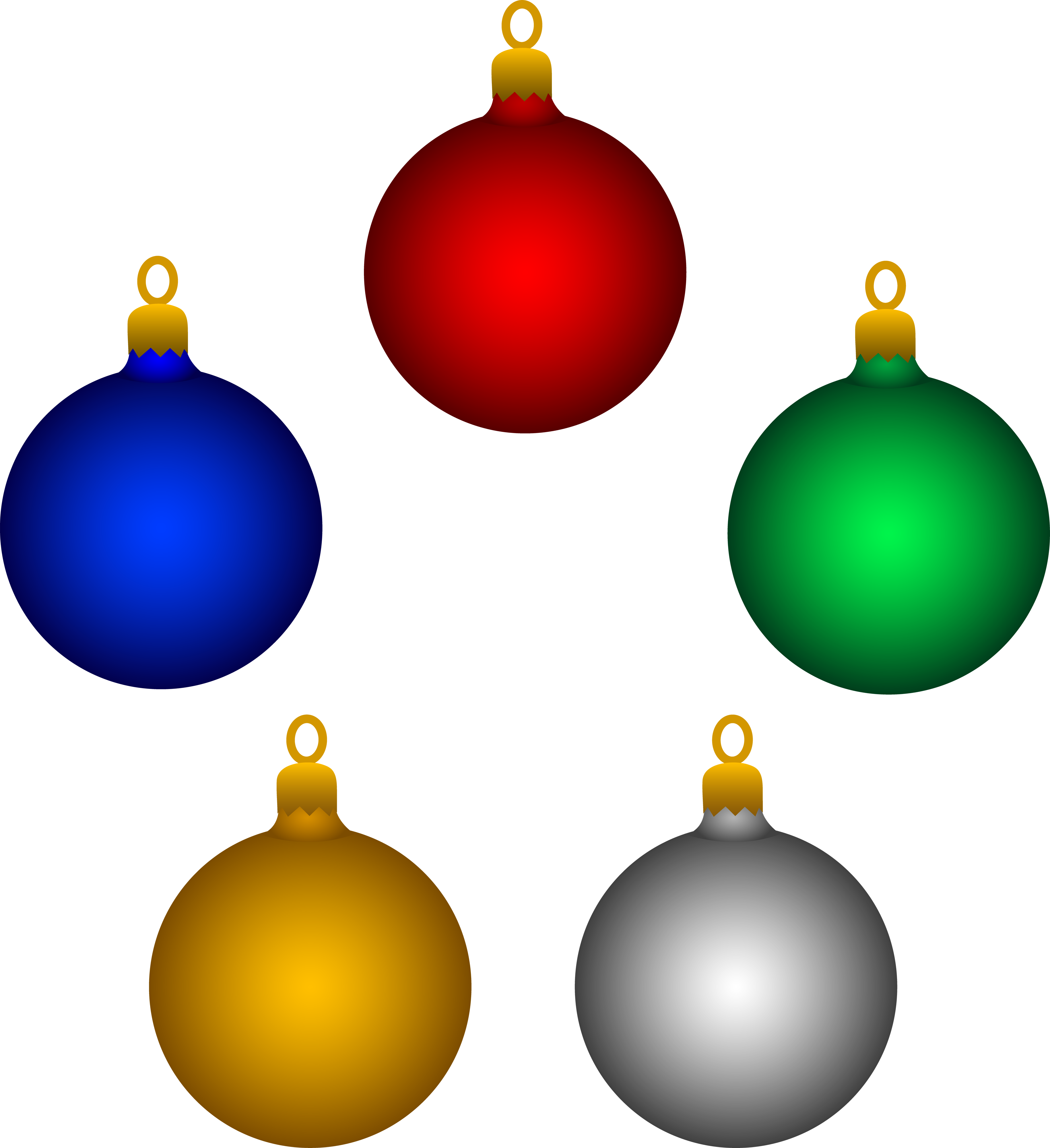 Baubles Transparent PNG Image